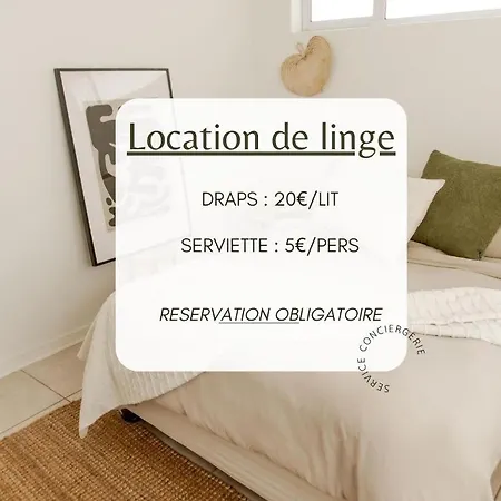 Apartment En Bord De Mer, Piscine, Parking Prive Et Wifi